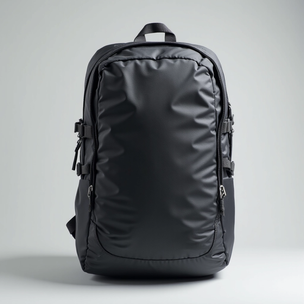 Urban Commute 28L daypack in charcoal color with laptop compartment visible, three-quarter view on light gray background